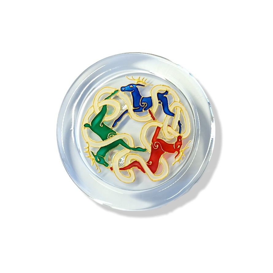 Candle Plate - Celtic design