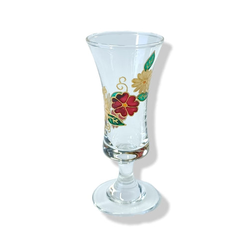 Sherry Glasses - Floral design - 1 colour option left