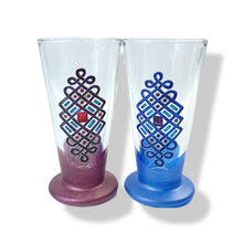 Latte Glasses- Celtic Design - 2 Colour options