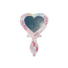NEW Heart shaped Handheld mirror