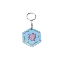 NEW Wood keyring - Butterfly design - 2 options