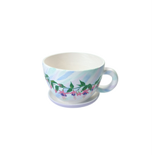 NEW Tea cup planter - Fuchsia design