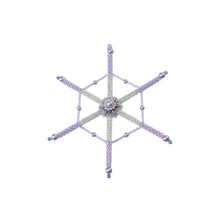 NEW Snowflake beaded decorations - 2 colour options