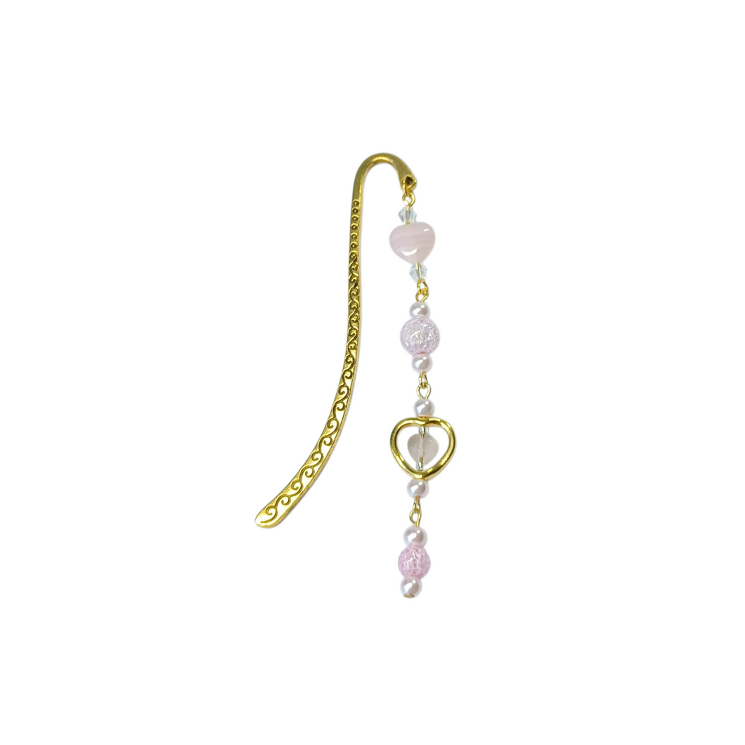 NEW Heart beaded bookmarks - 2 options