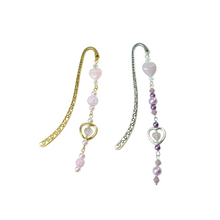 NEW Heart beaded bookmarks - 2 options