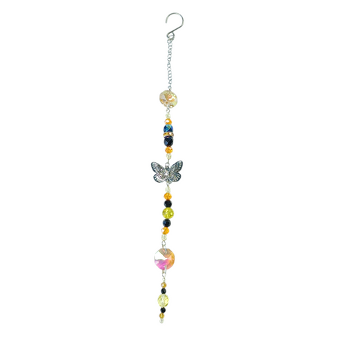 NEW Small Suncatcher - Butterfly design Yellow?black