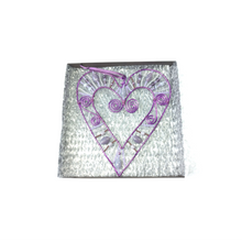 Heart Wall Hanger - Purple/lilac