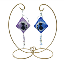 NEW 3D Cat on moon diamond pod - 2 colour options