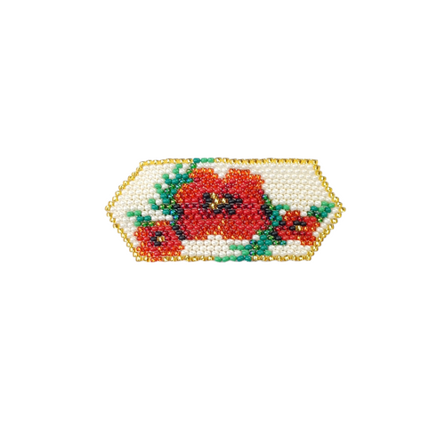 NEW Poppy beaded hair clip