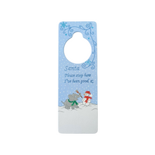 NEW Elephant and Snowman door hanger - 2 colour options