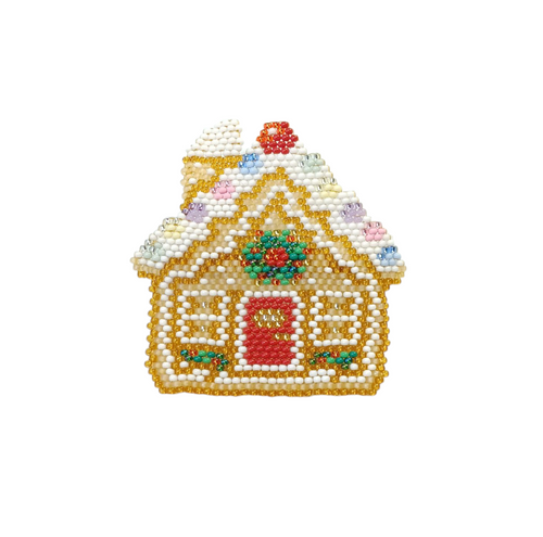 NEW Gingerbread House brooch