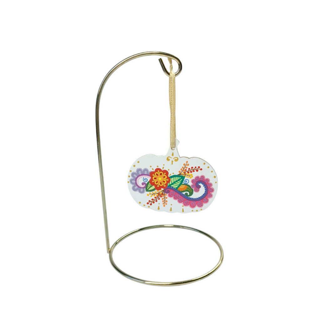 NEW Paisley Pumpkin decoration