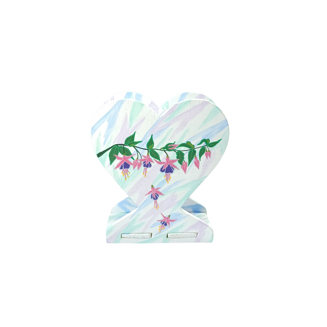 NEW Heart Letter holder - Fuchsia design
