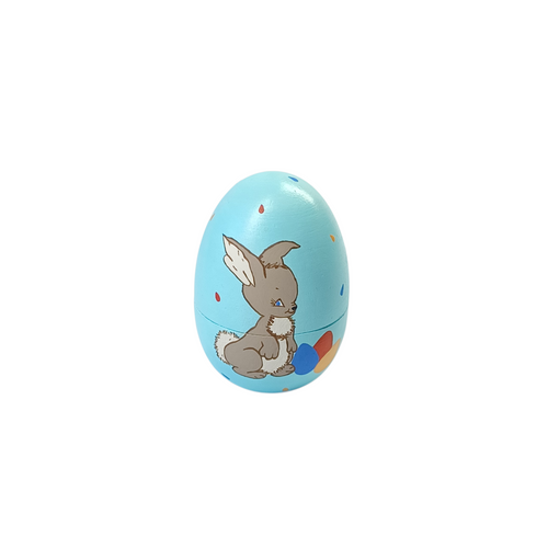 NEW Wood egg box - Boy Bunny design