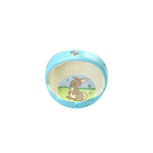 NEW Ceramic mini Easter basket - Boy bunny design