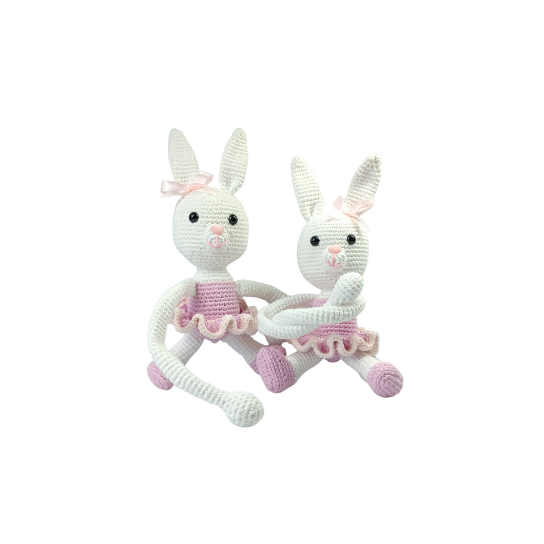 NEW Ballet Bunny curtain tie backs - 2 colour options