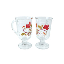 NEW Autumn leave Coffee glass
