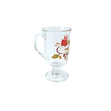 NEW Autumn leave Coffee glass