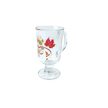 NEW Autumn leave Coffee glass