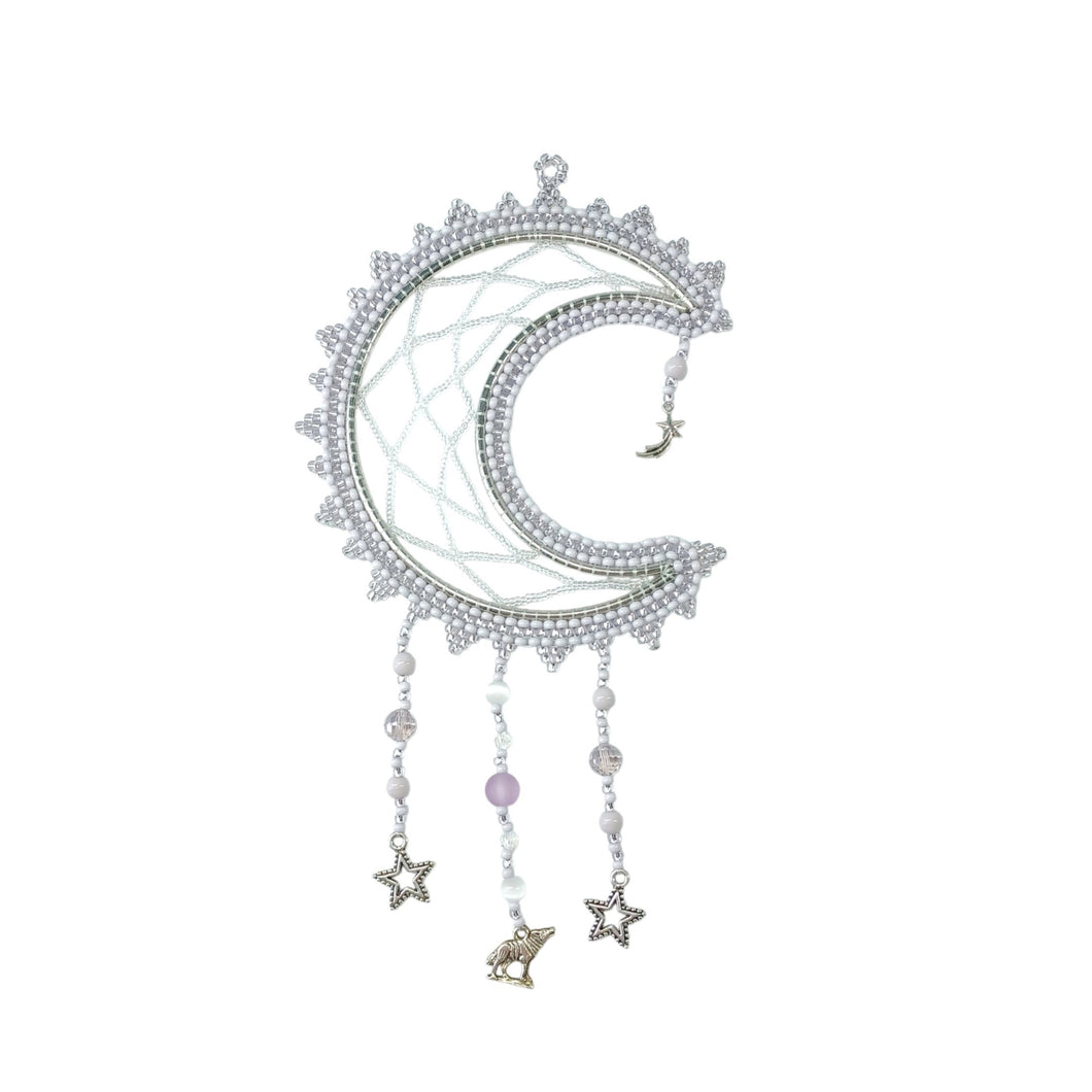 NEW Small Moon Dream catcher - Wolf moon