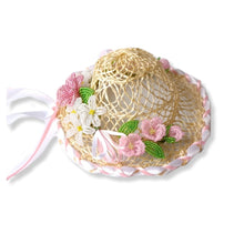 Bonnet wall Hanging - Rose, Jasmine and cherry blossom design