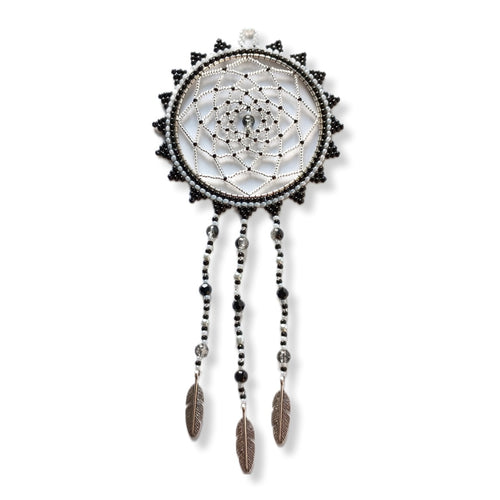 Black and Silver Dream Catcher - Small