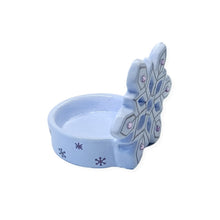Ceramic Snowflake Tealight holders - 2 colour options