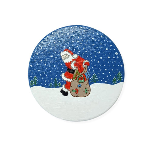 Santa Coaster