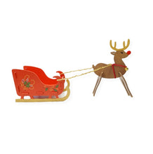 Santa's sleigh & Rudolph