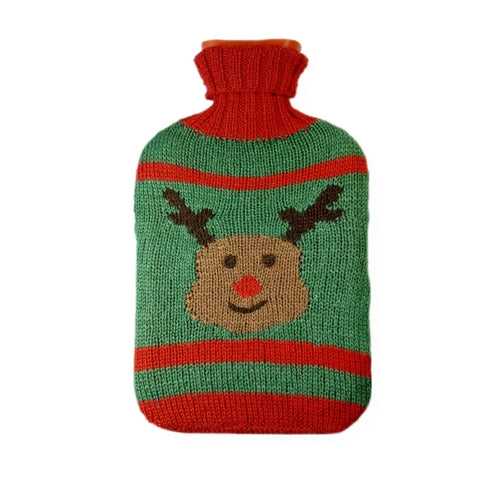 Hot water bottle cover - Reindeer design