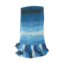 Ripple scarf - Blue shaded