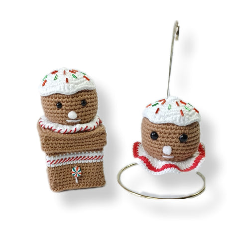 NEW Bauble and box - Gingerbread man design