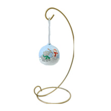 NEW Ceramic Bauble - Elephant/Snowman design 2 - 2 colour options