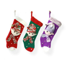 NEW 3D Elf stocking - 3 colour options