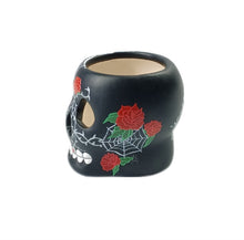 NEW Skull Ceramic tea light holder