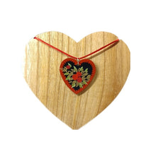 NEW Wood Necklace - Rose design - 2 Colour options