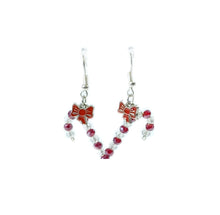 Candy cane earrings