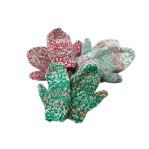 Festive Mittens - 1 to 4 years - 4 Colour options