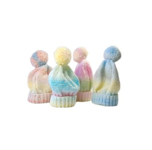 Baby Pompom hats - 4 colour/size options