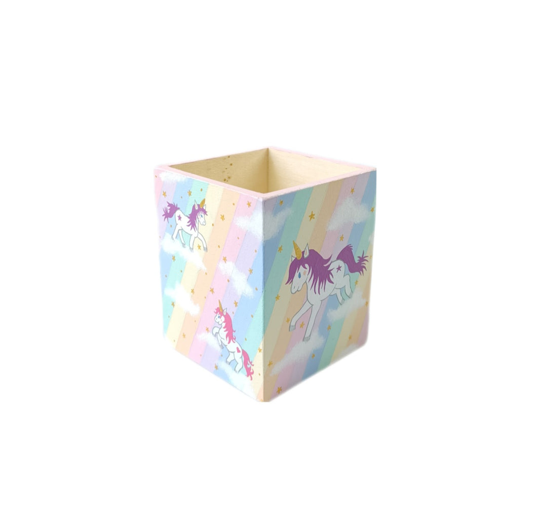 NEW Pen pot - Unicorn design