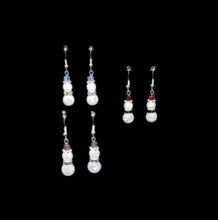 NEW Snowman earrings - 3 colour options