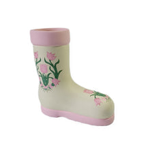 Welly boot planter - tulip design