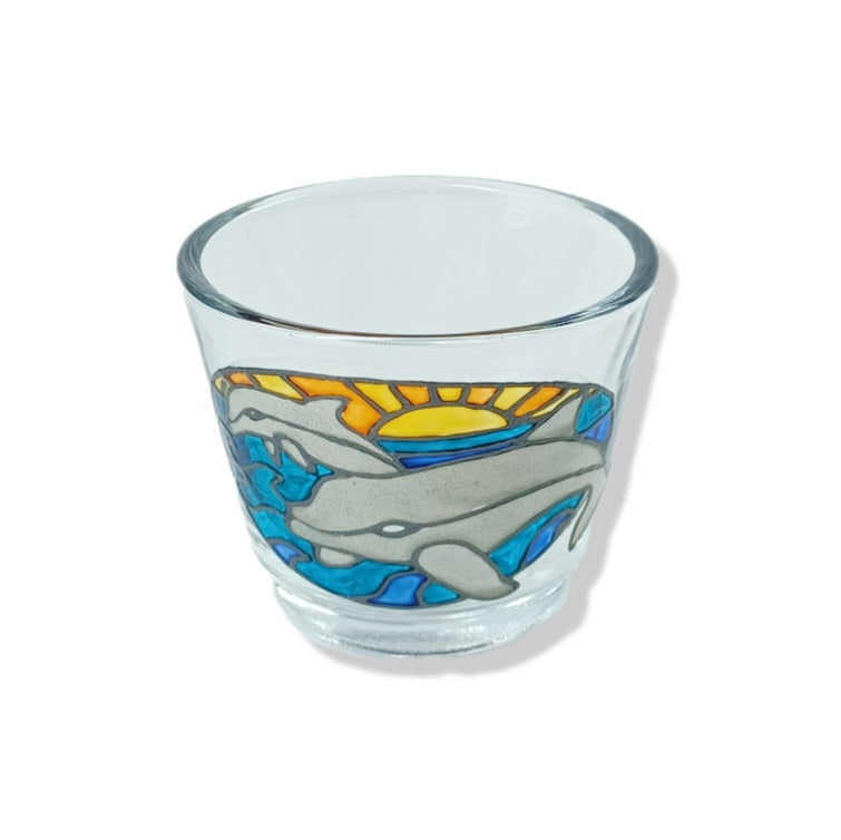 NEW Tealight holder - Dolphin design