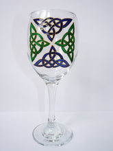 Wine Glass - Celtic design - 1 colour option left