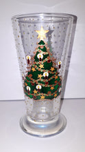 Coffee Glasses - Christmas Tree design- 1 option left