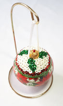 Sequin Bauble - Poinsettia design