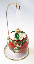 Sequin Bauble - Poinsettia design