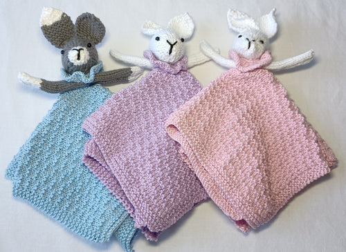Baby Bunny Snuggle blanket - 3 Colour options