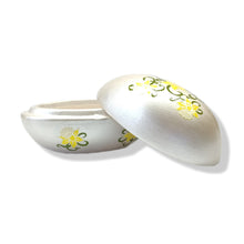 Ceramic Egg Trinket Box - Daffodil Design