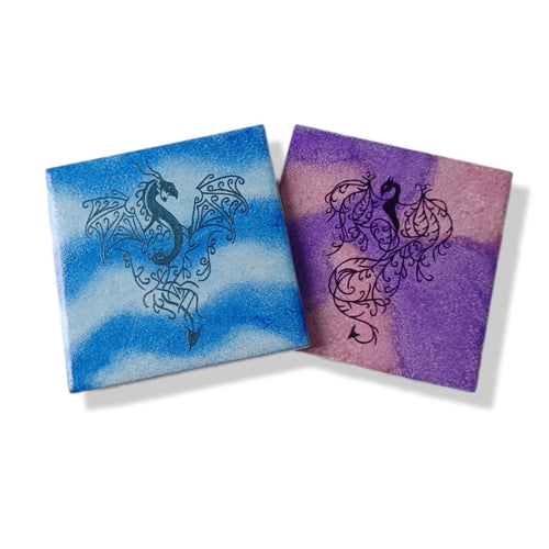 Dragon Tile coaster - 2 colour options